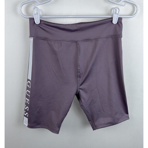 Guess Woman Xolani Logo Bike Short Dusty Lilac Women's Size S NWT - Picture 1 of 7